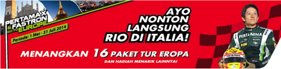 Cuman Dimari Agan Bisa Nonton Rio Haryanto di Ajang GP2 Langsung di Italia 