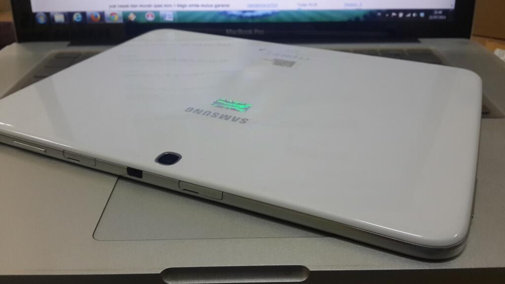 samsung galaxy tab 3 gt - p5200 10 inc white mulus garansi fullset