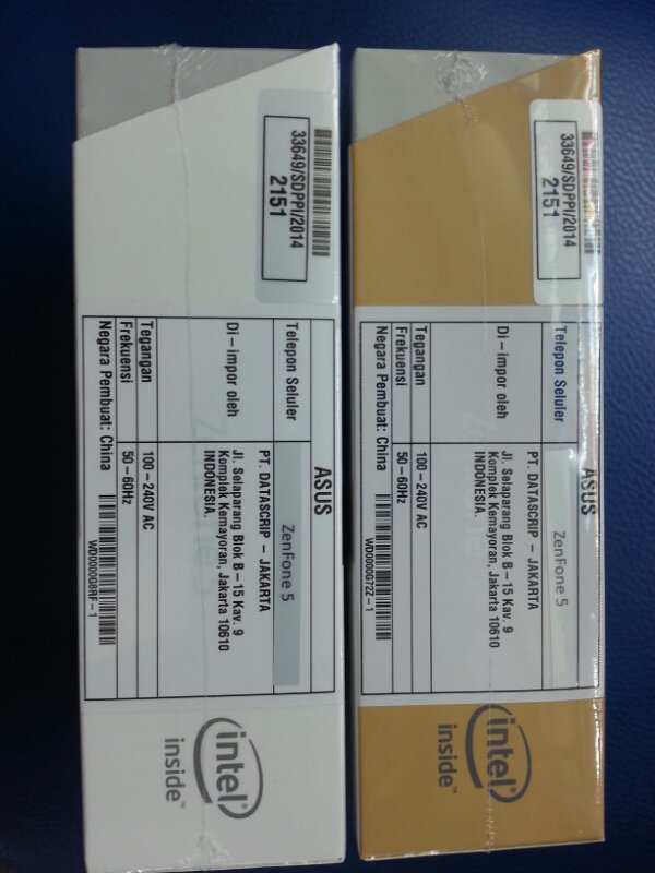 Zenfone 5 Merah & Hitam (BNIB) Garansi Asus 1 th (Datascript) Tangerang