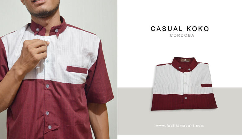 KEMEJA KOKO CASUAL KEREN by FDM CRAFT BANDUNG