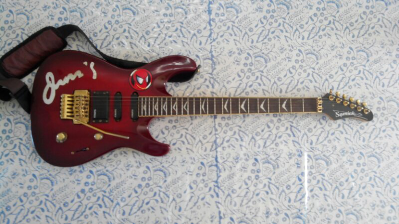 JUAL CEPAT seadanya: gitar elektrik samick KR660 ori bonus ampli