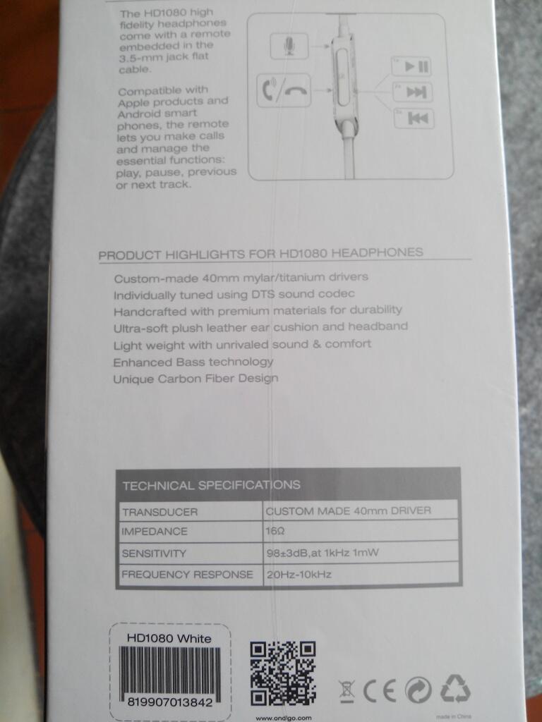 Headphone Ondigo HD1080