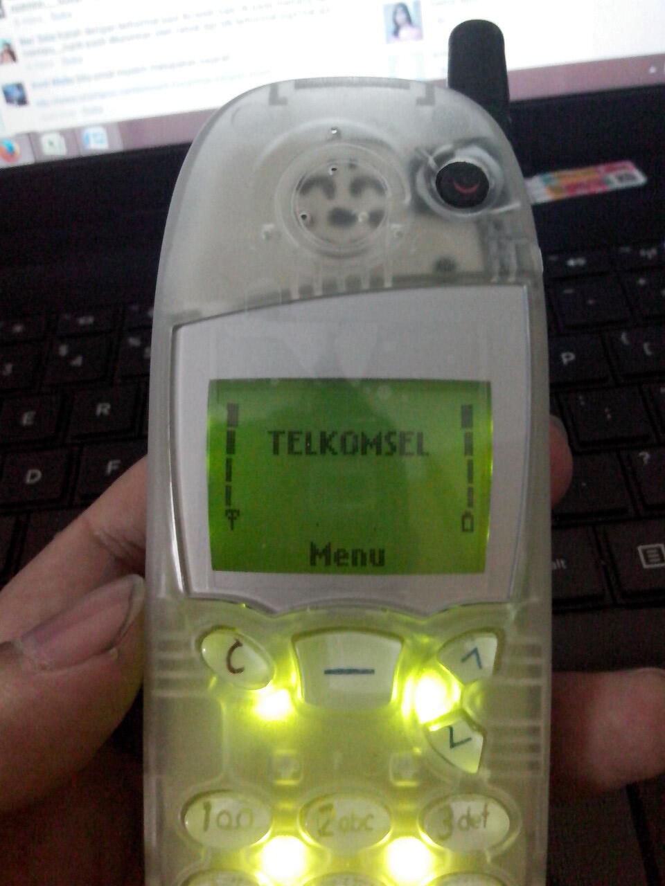 Hp Jadul Nokia 5110 Transparan mulus Bandung Cimahi