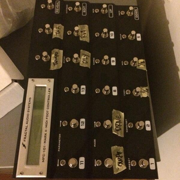 Wts fractal audio axe effect 2 + midi foot controller