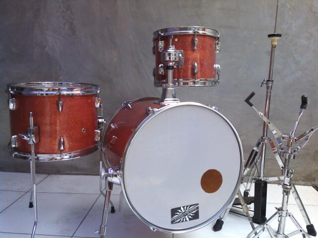 drum mini custom spek oke champagne sparkle bandung
