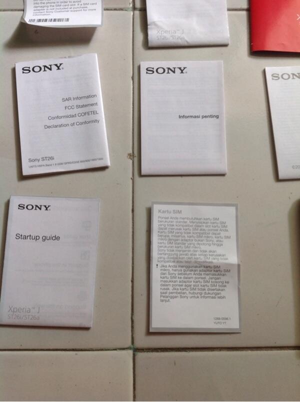 WTS JUAL SONY XPERIA J ST26 i 1JT BLACK, FULSET, GARANSI. MURAH BU