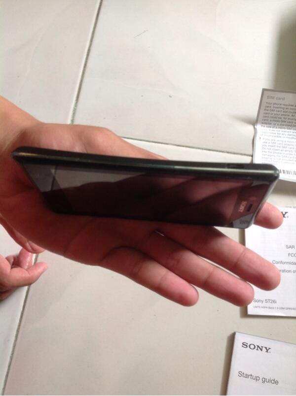 WTS JUAL SONY XPERIA J ST26 i 1JT BLACK, FULSET, GARANSI. MURAH BU