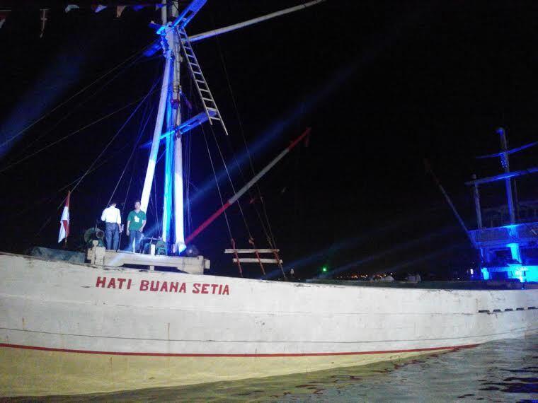 &#91;VICTORY&#93; Ini Kapal Phinisi yang Akan Jadi Panggung Pidato Kemenangan Jokowi