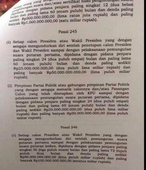 Prabowo Mundur dan Tolak Hasil Pilpres Tidak Pengaruhi KPU