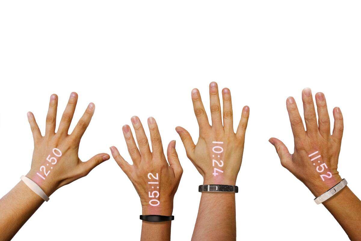 (( INNOVATION )) Ritot, Jam Tangan Digital Proyeksi Unik Berbentuk Gelang