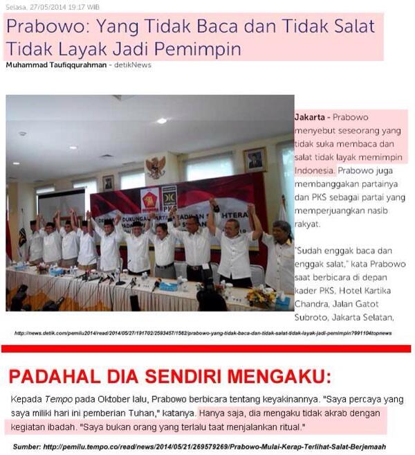 &#91;Sekedar Meramaikan&#93; Nostalgia gambar - gambar pemilu presiden 2014