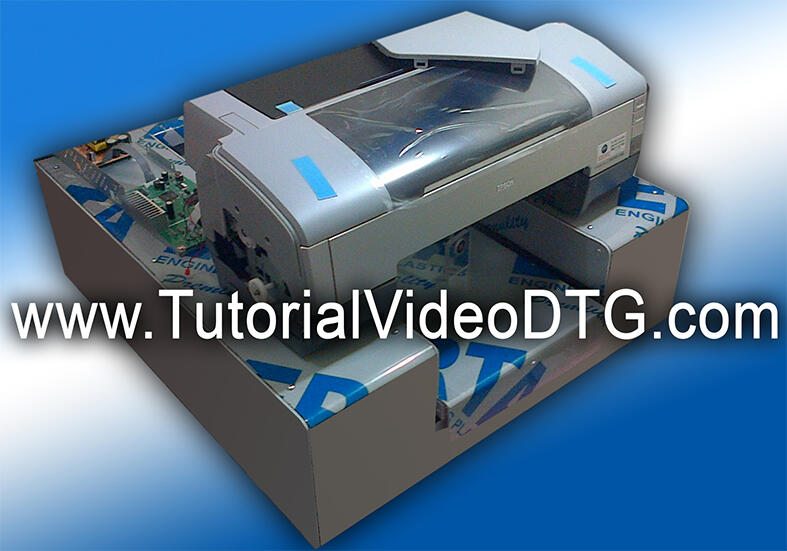 Cara Merakit DTG Printer A3