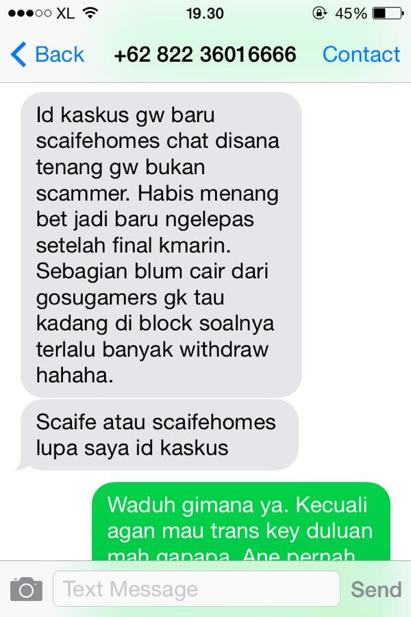 Berhati hati dengan penjual key bernama Scaife