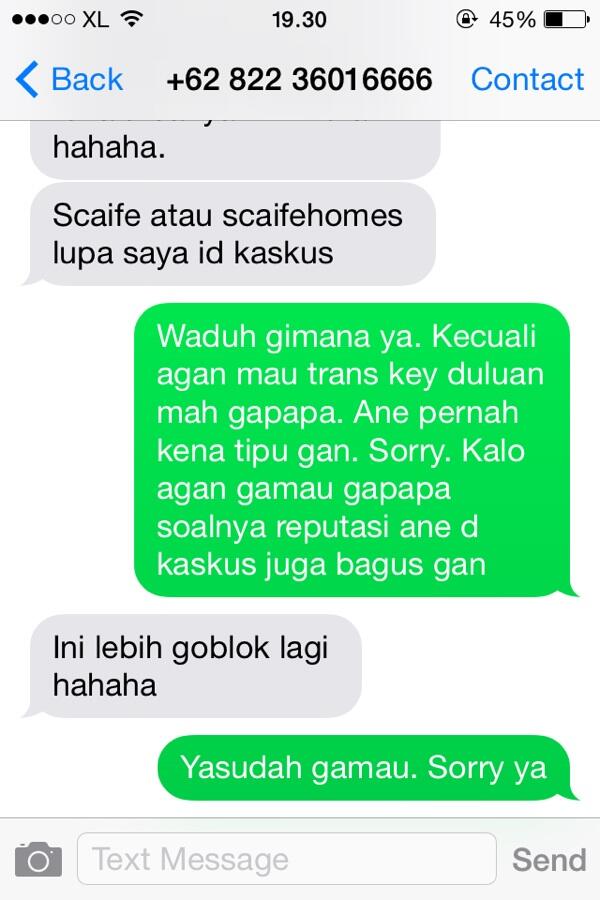 Berhati hati dengan penjual key bernama Scaife
