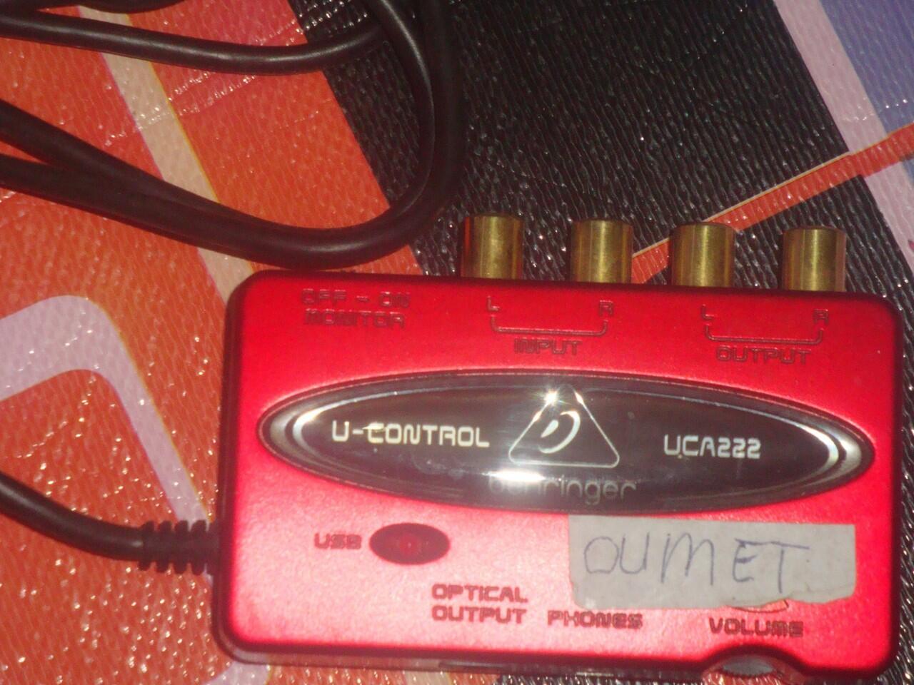 soundcard recording Behringer UCA222 new!!