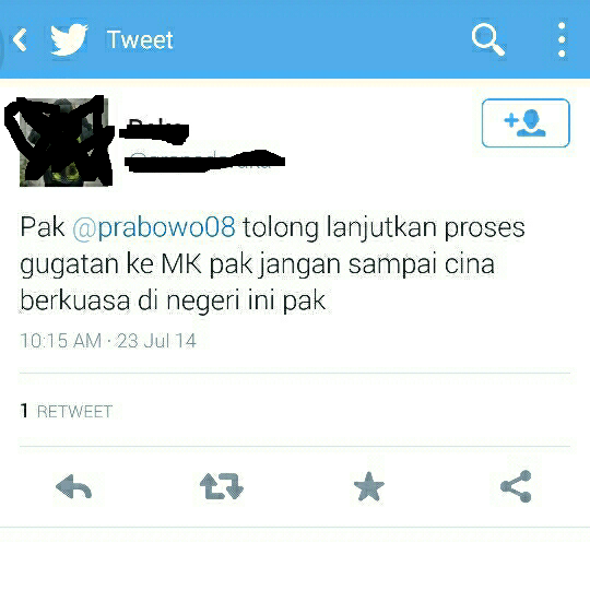 Tolong menggunakan yang pantas di socmed