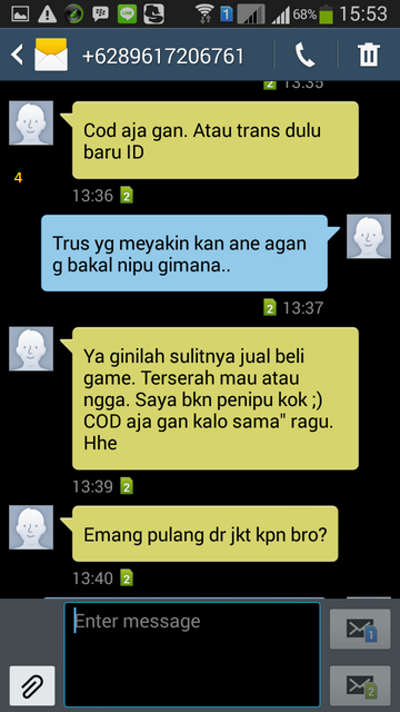 [SURAT TERBUKA] INDIKASI PENIPUAN OLEH ID orokmungil (089617206761) id COC rudi