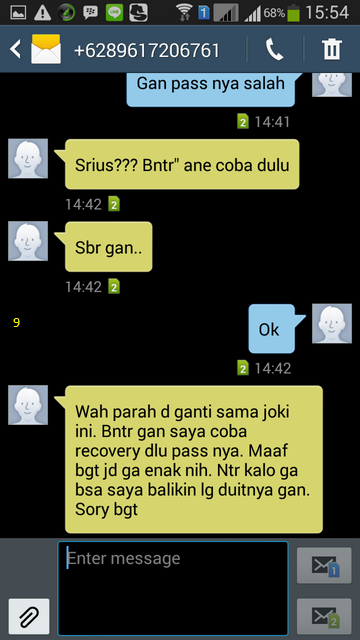 [SURAT TERBUKA] INDIKASI PENIPUAN OLEH ID orokmungil (089617206761) id COC rudi