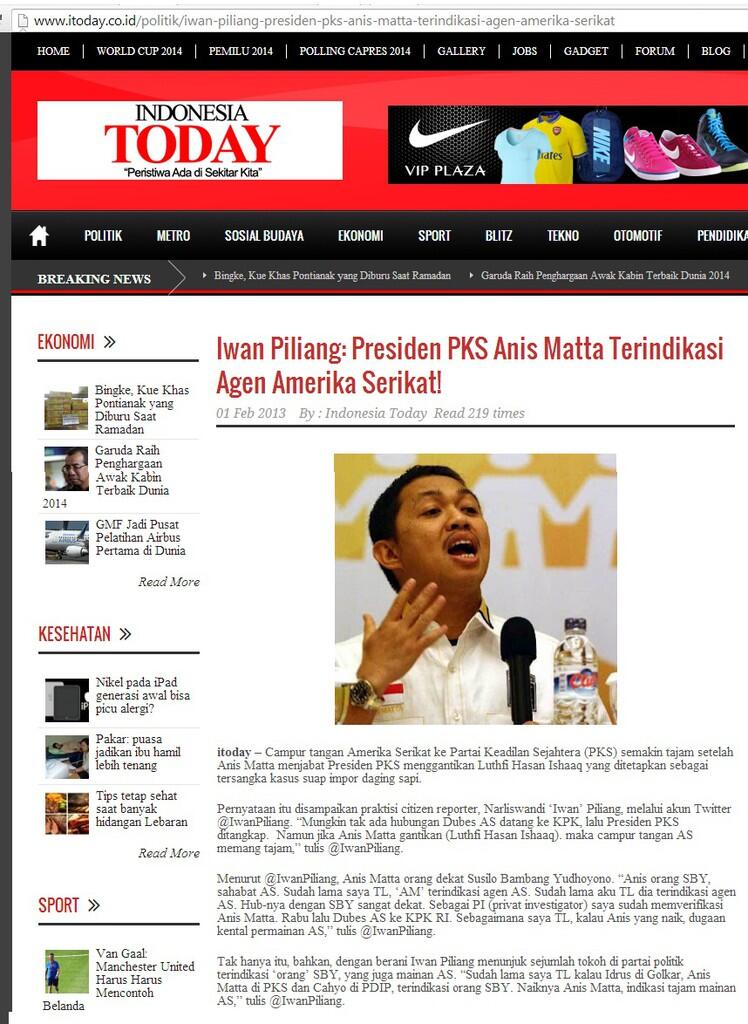 Apapun Hasil Pilpres, PKS Sudah Menang ( Isyarat dapat Jatah Menteri dari Jokowi?)