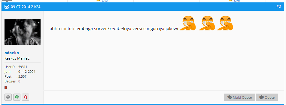 [ KELAKUAN SAMA ID ADOEKA ] MIRIP HEWAN JUNJUNGAN