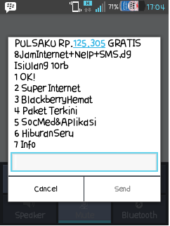 Mcent bagikan pulsa gratis tinggal unduh yg punya android