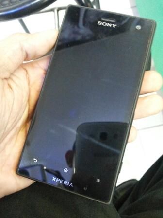 SONY XPERIA ACRO S Black Mulus anti air