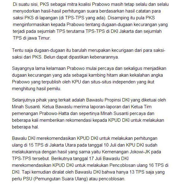 Catat, Bawaslu Tidak Pernah Merekomendasikan PSU di 5.812 TPS DKI