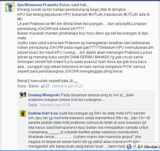 Ngakak bersama penulis dan followers nya