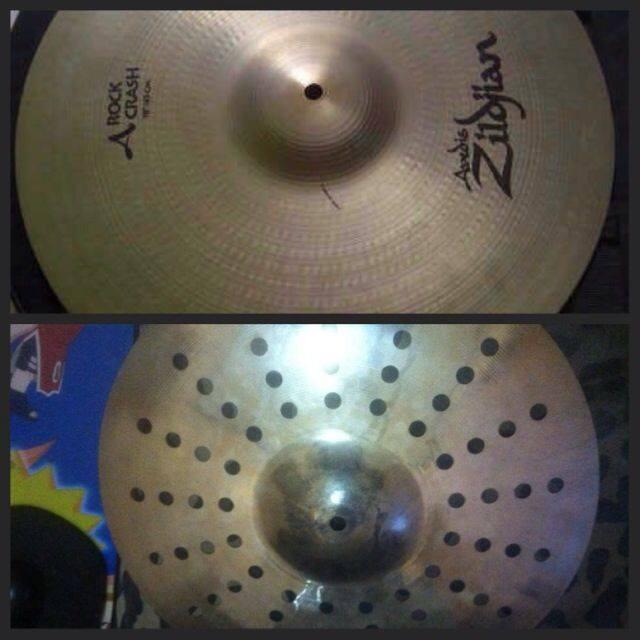 di jual cymbal avedis rock crash 18, dan sabian aax aero crash 16 ,cod bandung