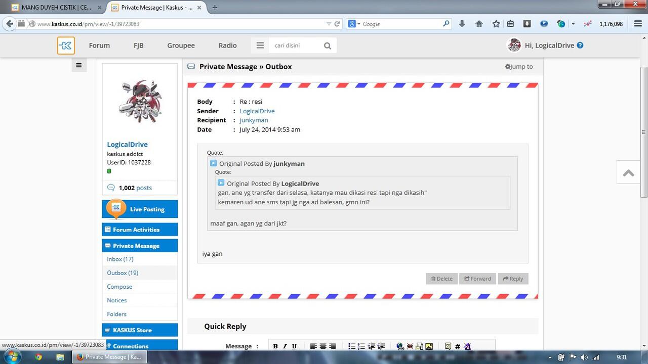 Penipuan ID Kaskus junkyman