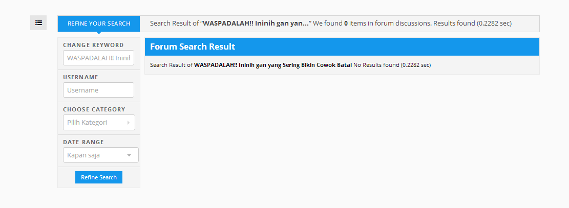 WASPADALAH!! Ininih gan yang Sering Bikin Cowok Batal