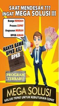 JAMINAN TUNAI BPKB MOTOR DAN MOBIL MEGA CENTRAL FINANCE