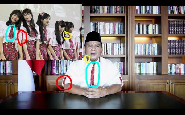 Bosan Jadi Cosplay Soekarno Prabowo Bergaya Imut Ala JKT48
