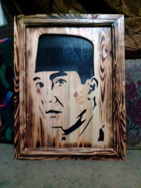 Pajangan Dinding Siluet / Asbak Unik / Cinderamata / Bahan Mantap