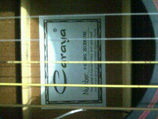 {JUAL} Gitar Acoustic-electric Caraya F-531BKS