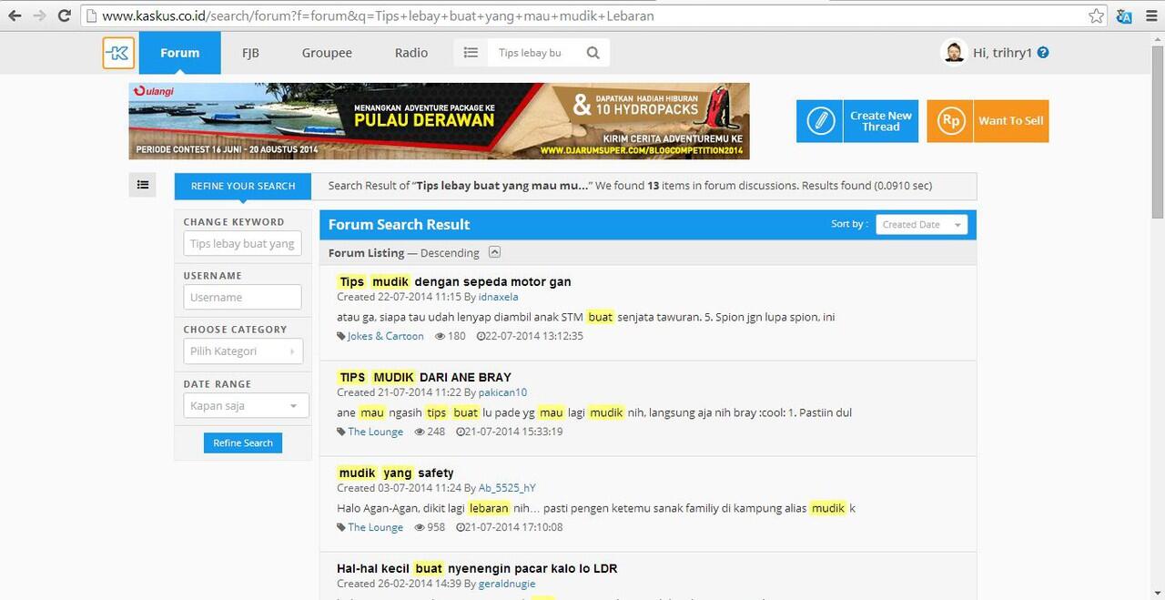 Tips lebay buat yang mau mudik Lebaran