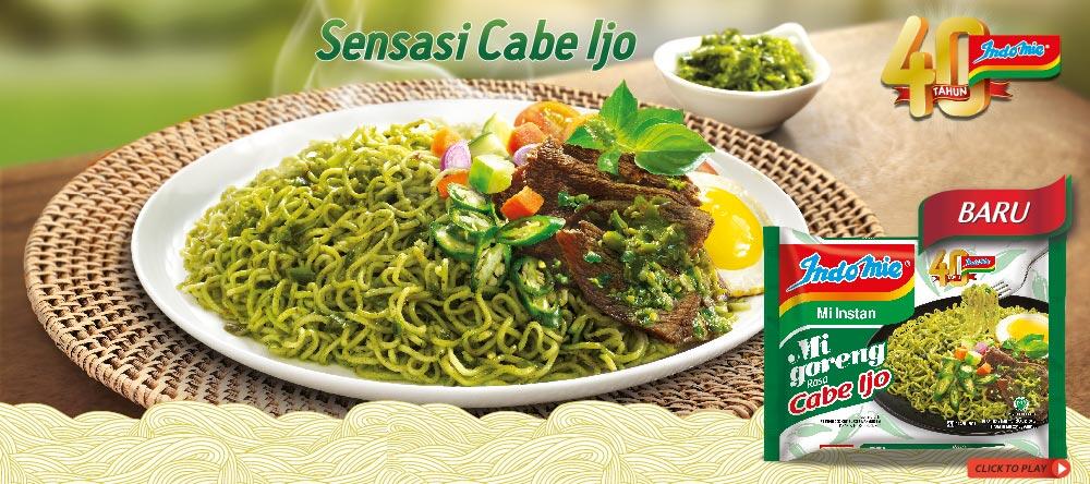 siapa yang suka makan indomie goreng cabe ijo?