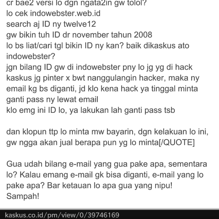 [Surat Terbuka] untuk agan twelve19, yg ngaku2in ID ane