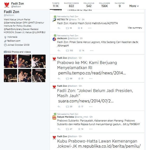 &#91;HOT&#93; Bagaimana Nasib Fadli Zon, ada yang tahu?