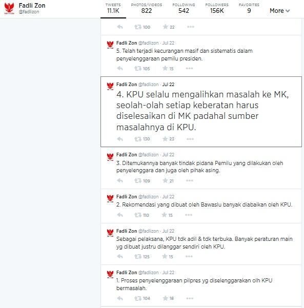 &#91;HOT&#93; Bagaimana Nasib Fadli Zon, ada yang tahu?