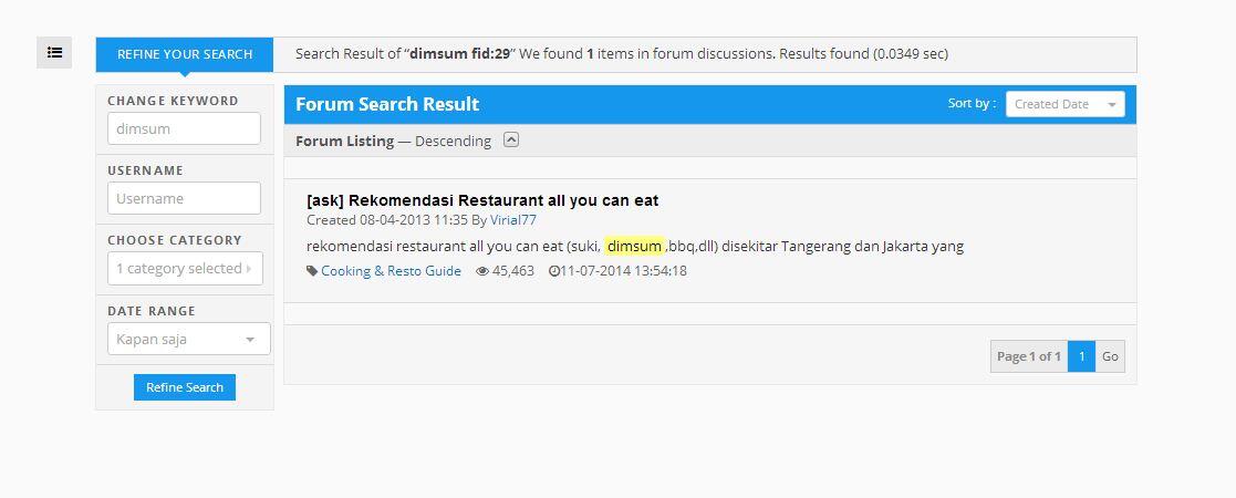 List dimsum @Bandung