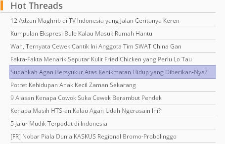 Coba Pikir Gan, Betapa Nikmatnya Hidup Ini (Mikir &amp; Berterima Kasihlah)