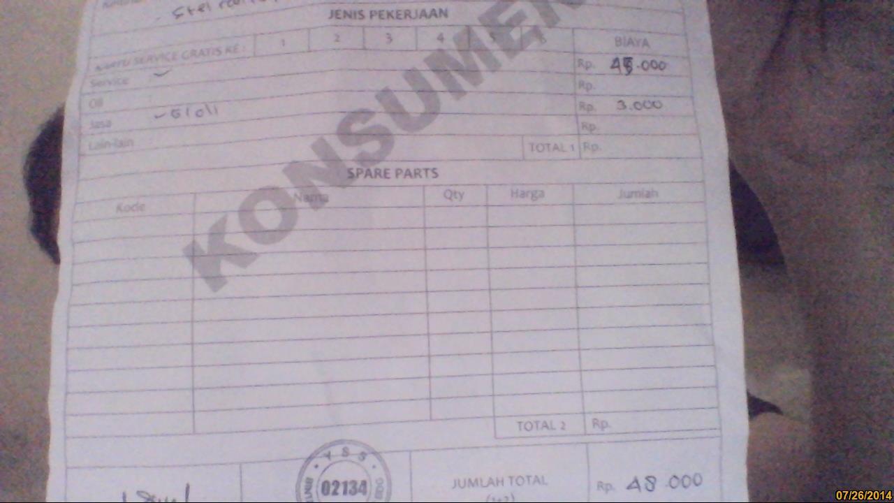 KECEWA SAMA SERVICE CENTER YAMAHMUD