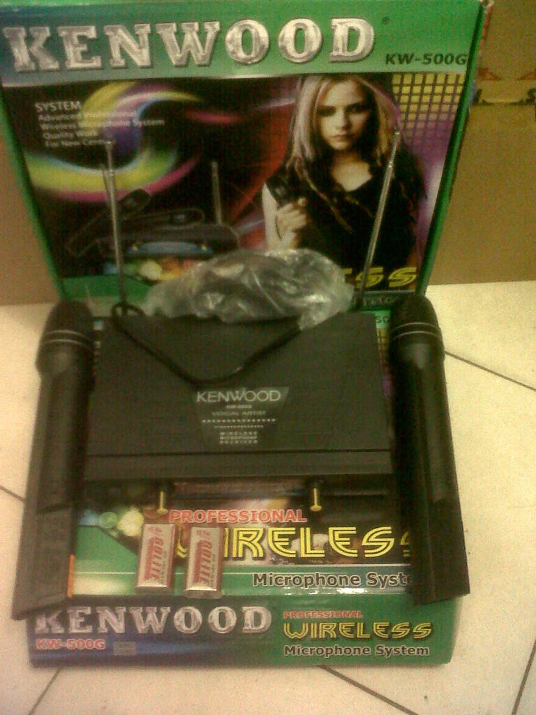 kenwood microphone wireless kw500g dan aiwa aw 500g