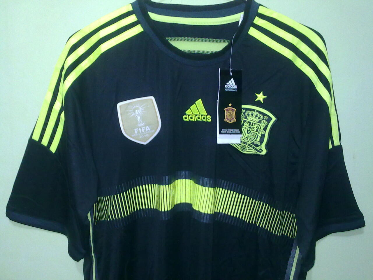 Jersey Grade Ori Spain / Spanyol Away World Cup 2014