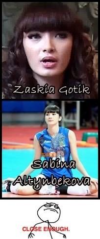Kumpulan Meme Cantik Sabina Altynbekova