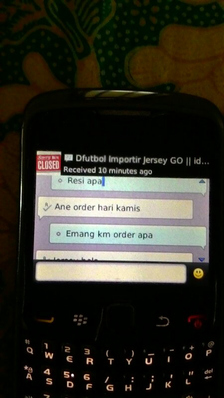 SURAT TERBUKA BUAT ID gokilsiro (DFUTBOL IMPORTIR JERSEY GO)