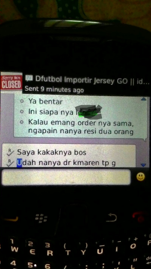 SURAT TERBUKA BUAT ID gokilsiro (DFUTBOL IMPORTIR JERSEY GO)