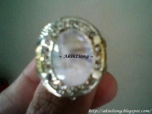 Jual Cincin Natural Blue Moonstone (Biduri Bulan Air Laut)