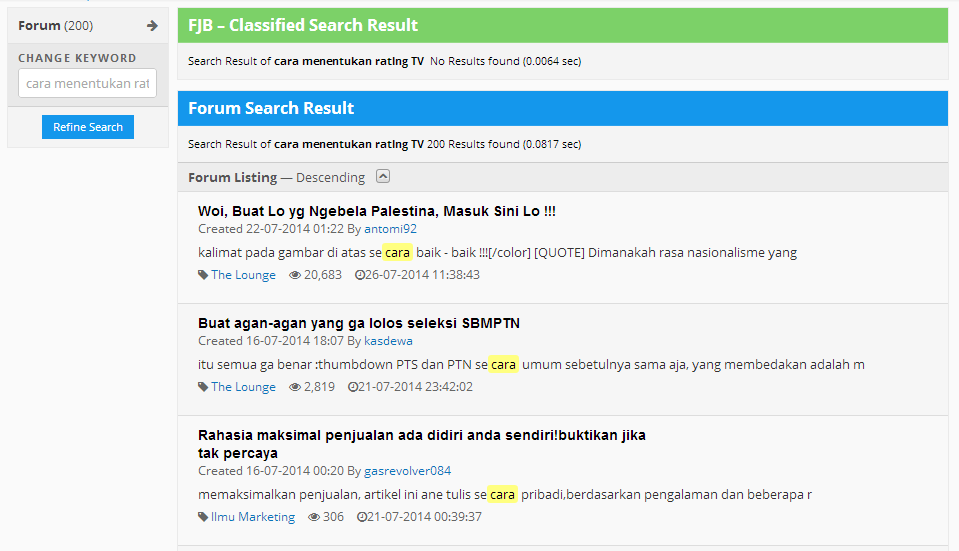 Cara menentukan Rating TV